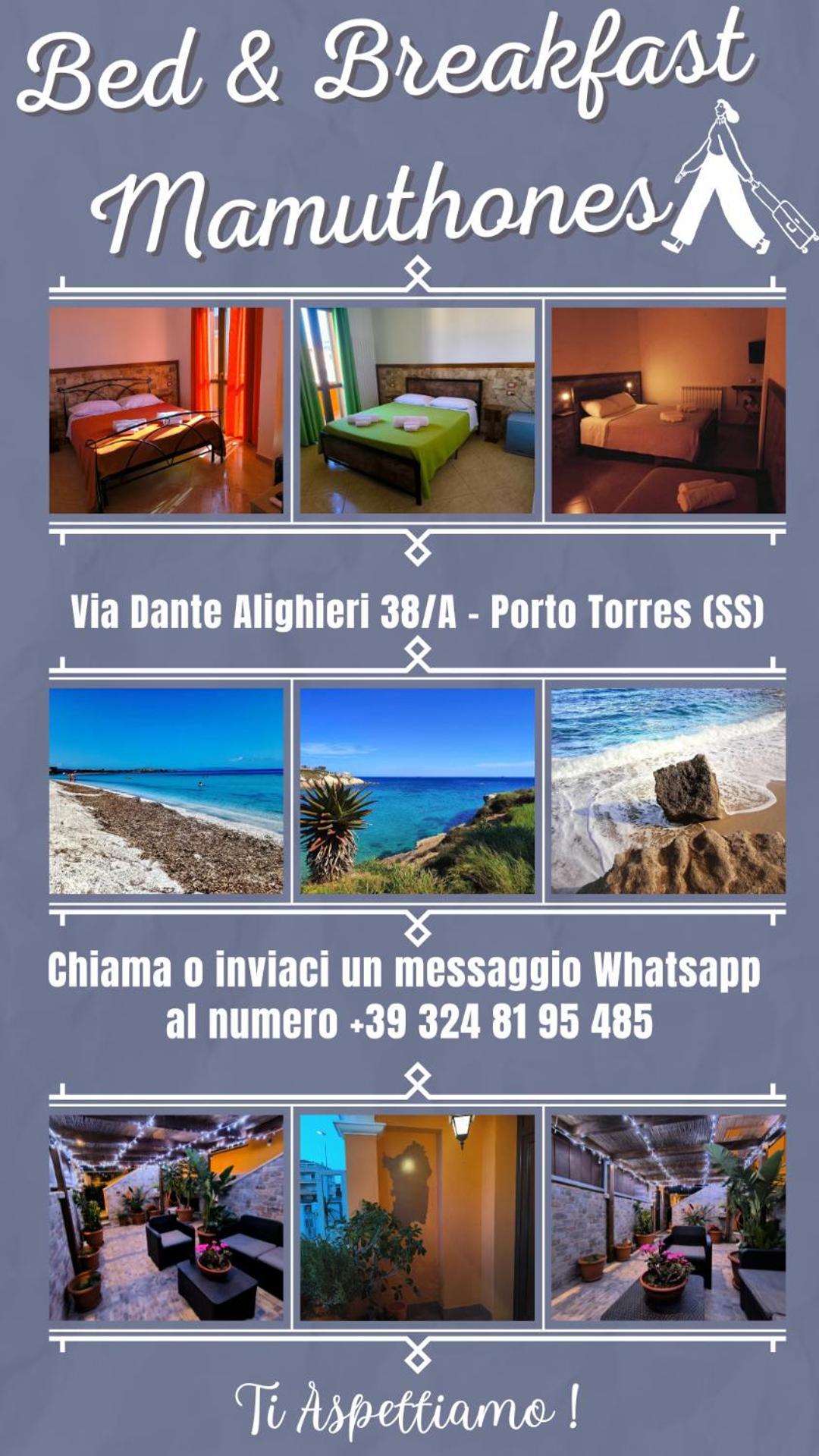 B&B Mamuthones Porto Torres Exterior foto